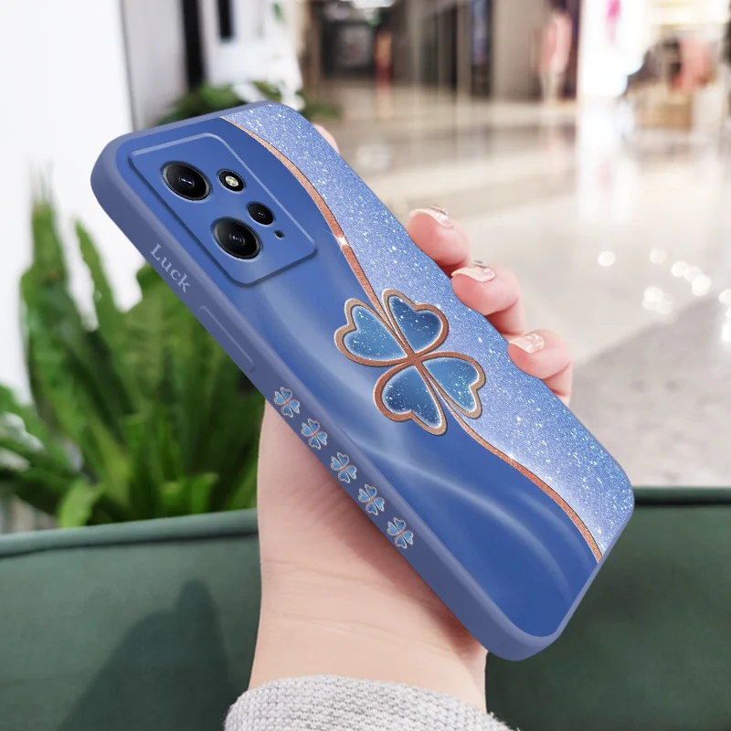 Lucky Grass Liquid Silicone Phone Case - Sleek and Durable Protection