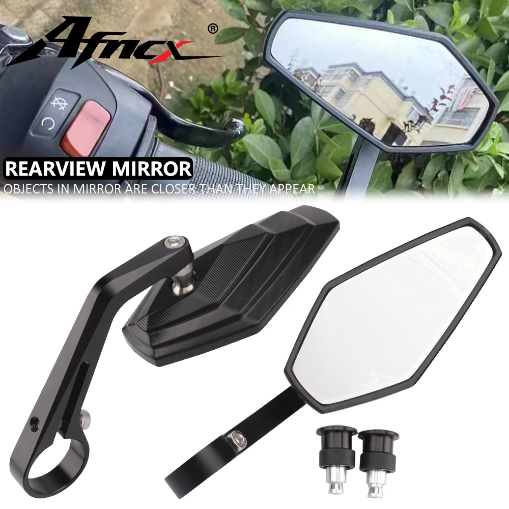 Per Bonneville / Speed Four Speed Triple 1050 S Universal 7/8 "22Mm Maniglia Bar End Specchietto Retrovisore Specchietti Retrovisori Moto