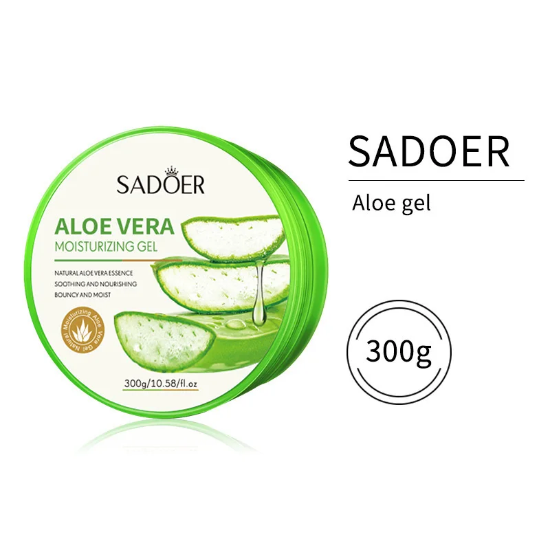 SADOER Aloe Vera Gel Creams Hydrating Brightening Nourishing Firming Moisturizing Face Cream Facial Skin Care Products 300g