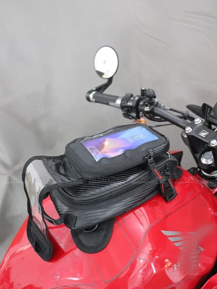 오토바이 마그네틱 흡입 타입 퀵 릴리스 탱크 백, 방수 모바일 다리 허리 벨트 배낭, S1000RR V4 V2 MT07 MT09 MT10