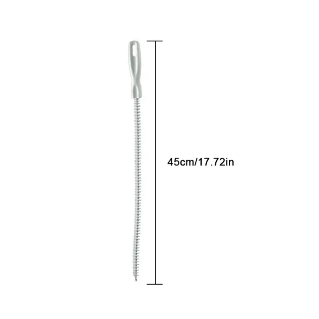 45 Cm -Es Cső Kotró Kefe Fürdőszoba Hajszéllyel Rendelkező Mosogató Tisztító Lefolyó Rugalmas Küszöb Dugó Lyuk Eltávolító Szerszám - Image 6