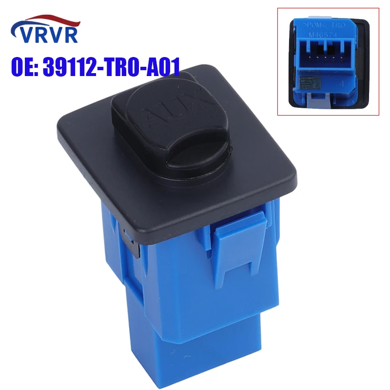 

VRVR 39112-TR0-A01 39112TR0A01 интерфейс AUX USB для Honda Civic 2012-2015