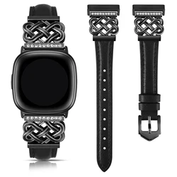 Premium Leather Smartwatch Strap with Interlocking Latch (Coal Black)