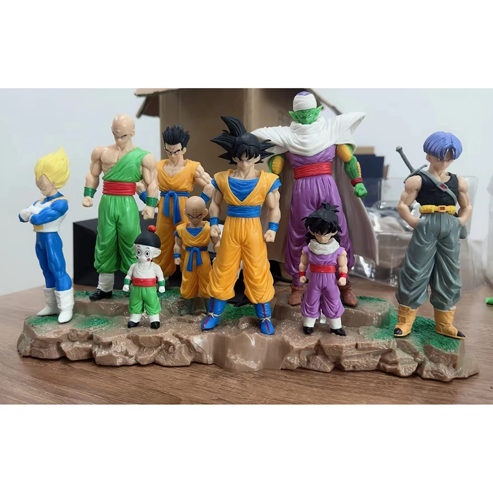 9pcs/Set Dragon Ball Z Infinite Z Warrior Set Gk Figures Goku