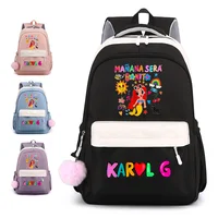 New Fashion Manana Sera Bonito Backpack Karol G Schoolbag Girls Cartoon Mermaid Backpack Large Capacity Backpacks 1