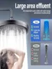 New 230mm Big Panel Showerhead 6 Mode Supercharge Rainfall Shower Head High Pressure Top Rain Shower Faucet Bathroom Accessories 4