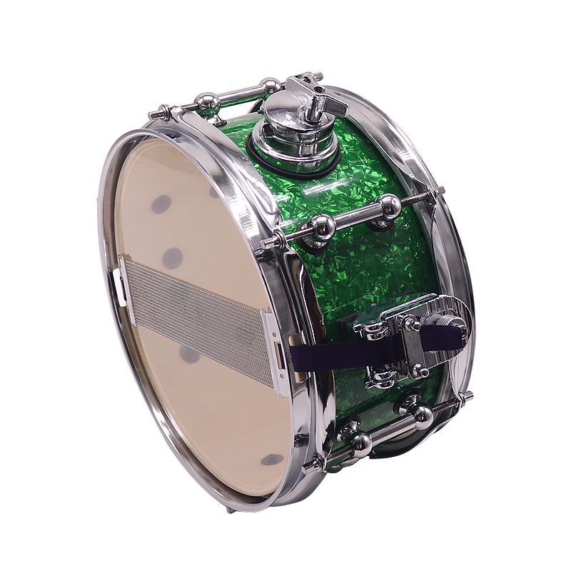 Snare Drum 10x5 Inch Birch wood Body Tom Drum Percussion Instrument Set Celluloid body