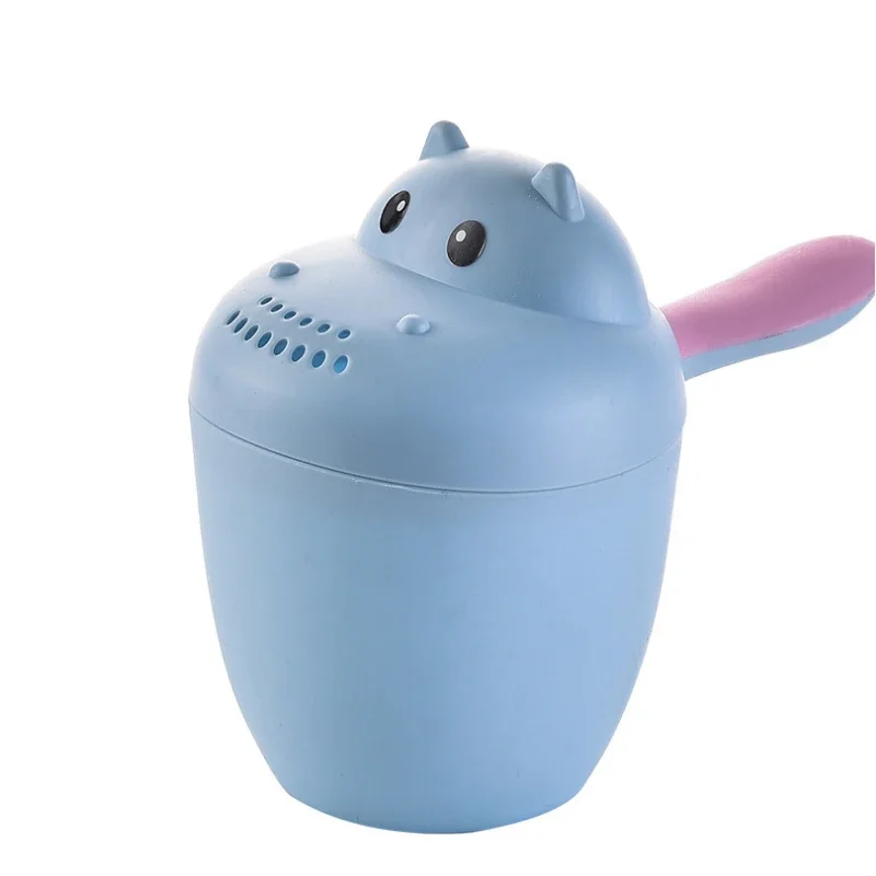 Cartoon Infant Shampoo Cup Shower Water Baby Bath Caps Children Spoons Child Washing Hair Kids Tool