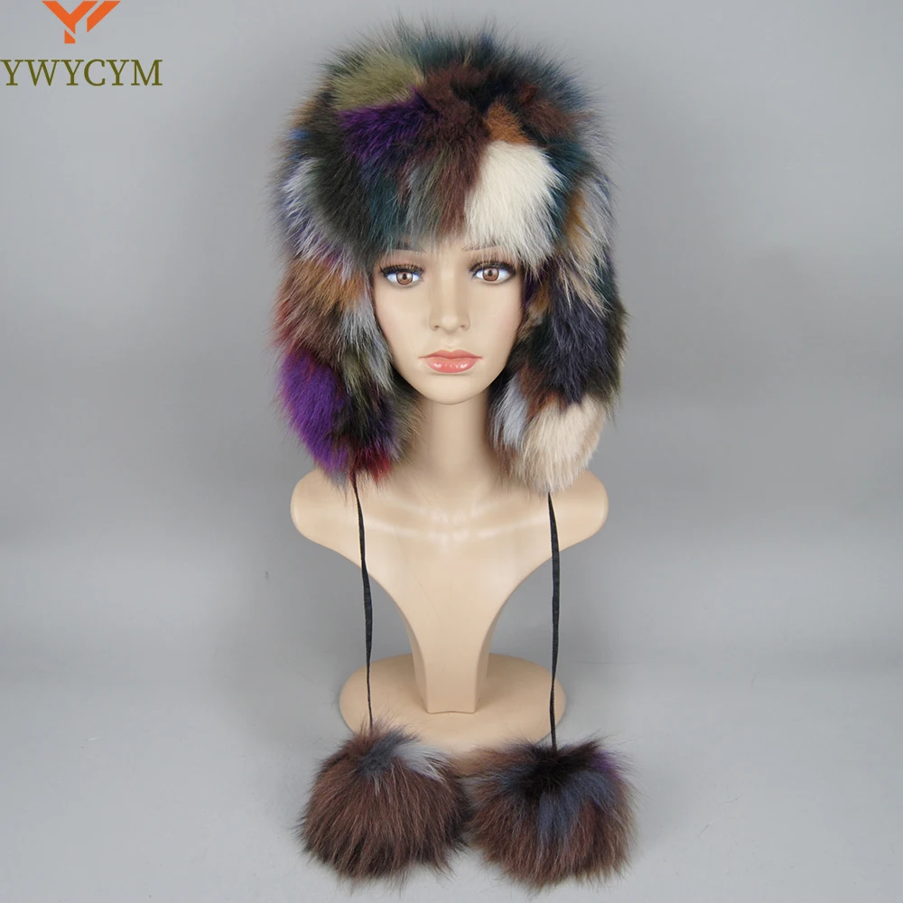 Winter Fur Hat Women For Real Fox Fur Russian