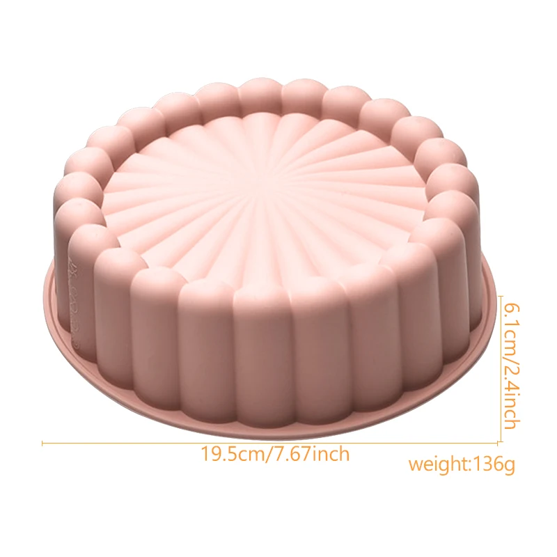 Round Silicone Charlotte Cake Pan Strawberry Shortcake Baking Pan Mary  Ann/ballerine Cakes Pan Sponge Flan Mold 0135 - Cake Tools - AliExpress