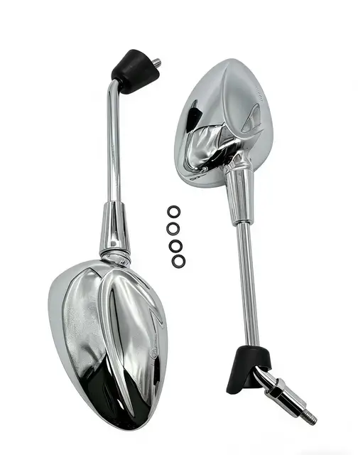 Scooter Mirrors for Vespa GTS HPE Sprint Primavera 50 125 150cc - 30MPH 45MPH Compatible for 2T 4T Electric Models