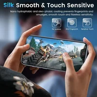 5Pcs Tempered Glass For iPhone 15 13 11 12 14 Pro Max Mini Screen Protector For IPhone 16 7 8 Plus X XR XS MAX Protective Glass 6