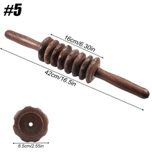  BYEPAIN Wooden Exercise Roller Sport Injury Gym Body Leg Trigger Point Muscle Roller Sticks Massager Health Care 