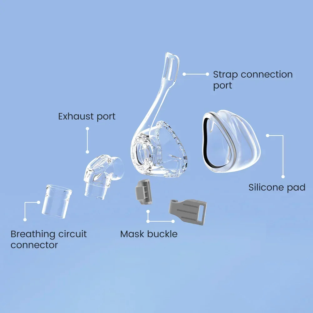 Nasal CPAP Mask Nose Mask For Face Sleep Apnea Breathing Machine Accessories Replacement Parts nasal cpap mask