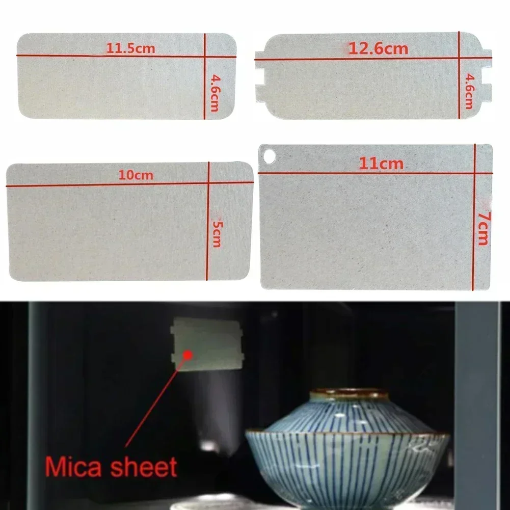 1x Microwave Oven Mica Plate Sheet For Microwave Wave Guide Cover Sheet Plates Replacement Part Insulating Tool Accessories 6