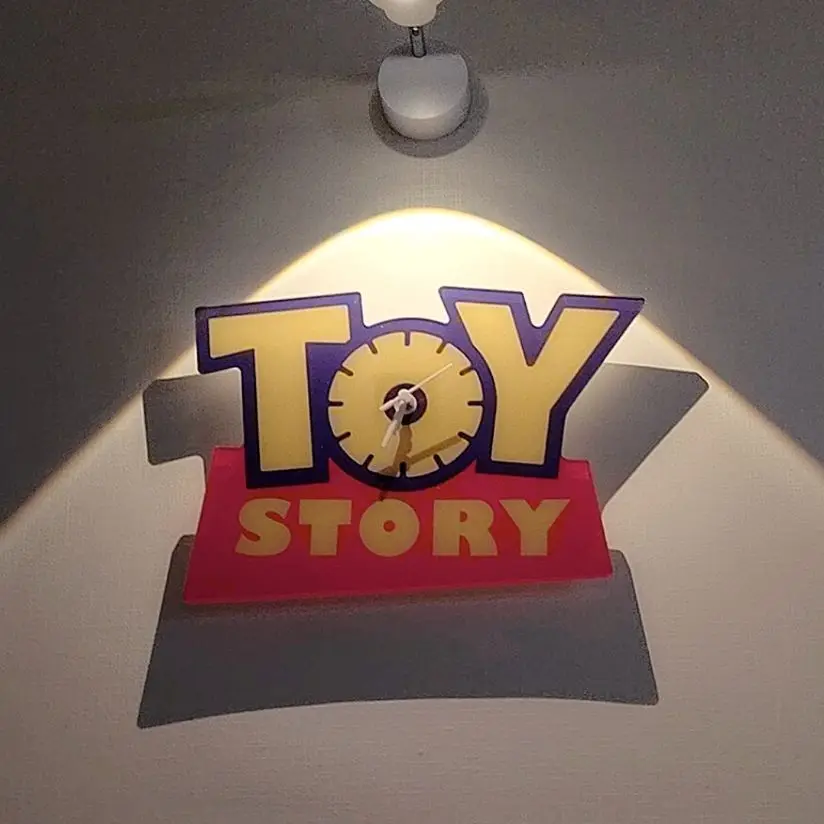 

Disney Toy Story Clock Wall Hanging Big Creative Cartoon Silent Acrylic Clock Living Room Bedroom Home Decoration Kids Gift