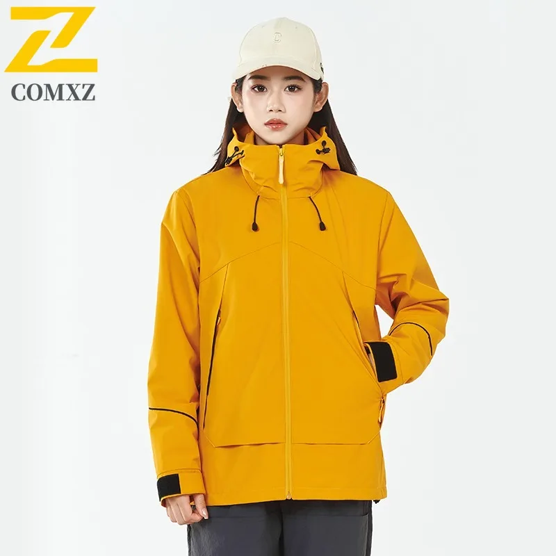 COMXZ Fashion Hooded High Quality Men Jacket Outdoor Exploration Thick Warm Parka Casual Trip Cold Proof Winter New Apparel
