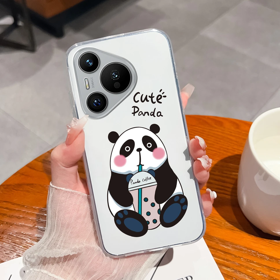 Transparent Cute Flower Phone Case - Soft TPU Silicone Shockproof Protective Cover