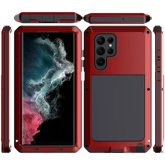 Luxury Doom Armor Heavy Duty Metal Phone Case Cover