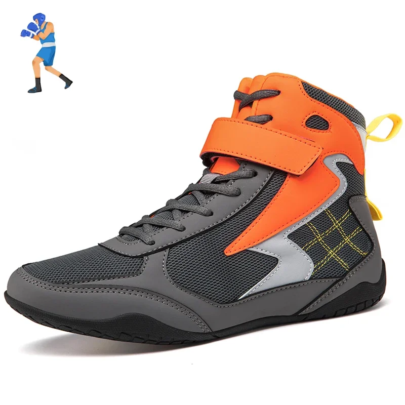 New Professional Boxing Shoes for Men Breathable Women Fighting Wrestling Shoes Non-Slip Fight Sneakers Gym Boxing Training Boot