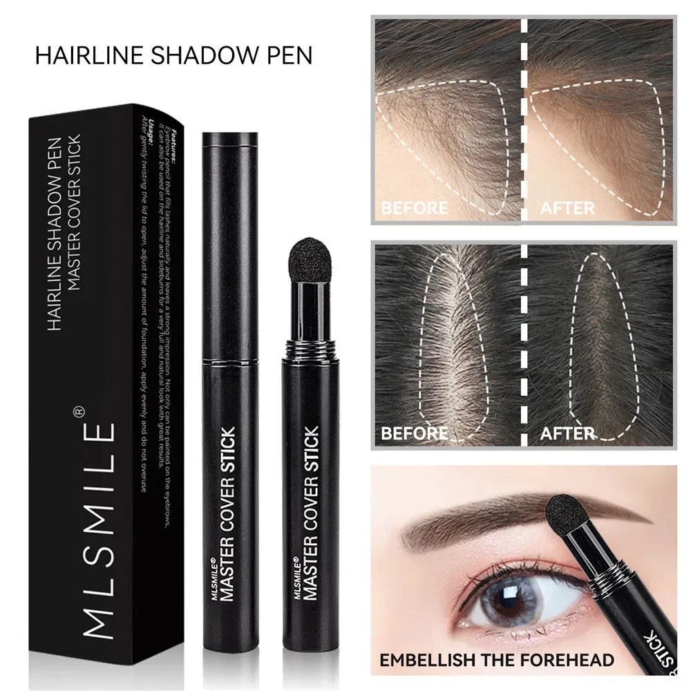 6 Colors Hair Line Shadow Powder Instantly Black Brown Root Cover Up Concealer Pen Repair Fill In Hair Line Shadow Powder Makeup hair building powder hair coloring product