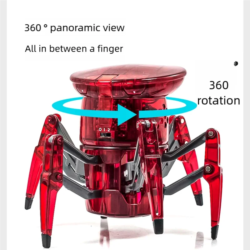 HEX BOTS Remote Control Spider, Robot Insect Toys for Kids, Adjustable Robotic Spider Figure 4