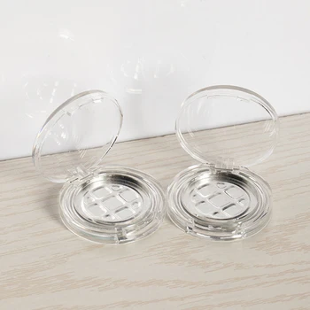 2.5g Empty Single Slot Eyeshadow Palette Blush Box Portable Cosmetic Makeup Case Container With Mirror For Bb Cream Foundation - Thumbnail 2