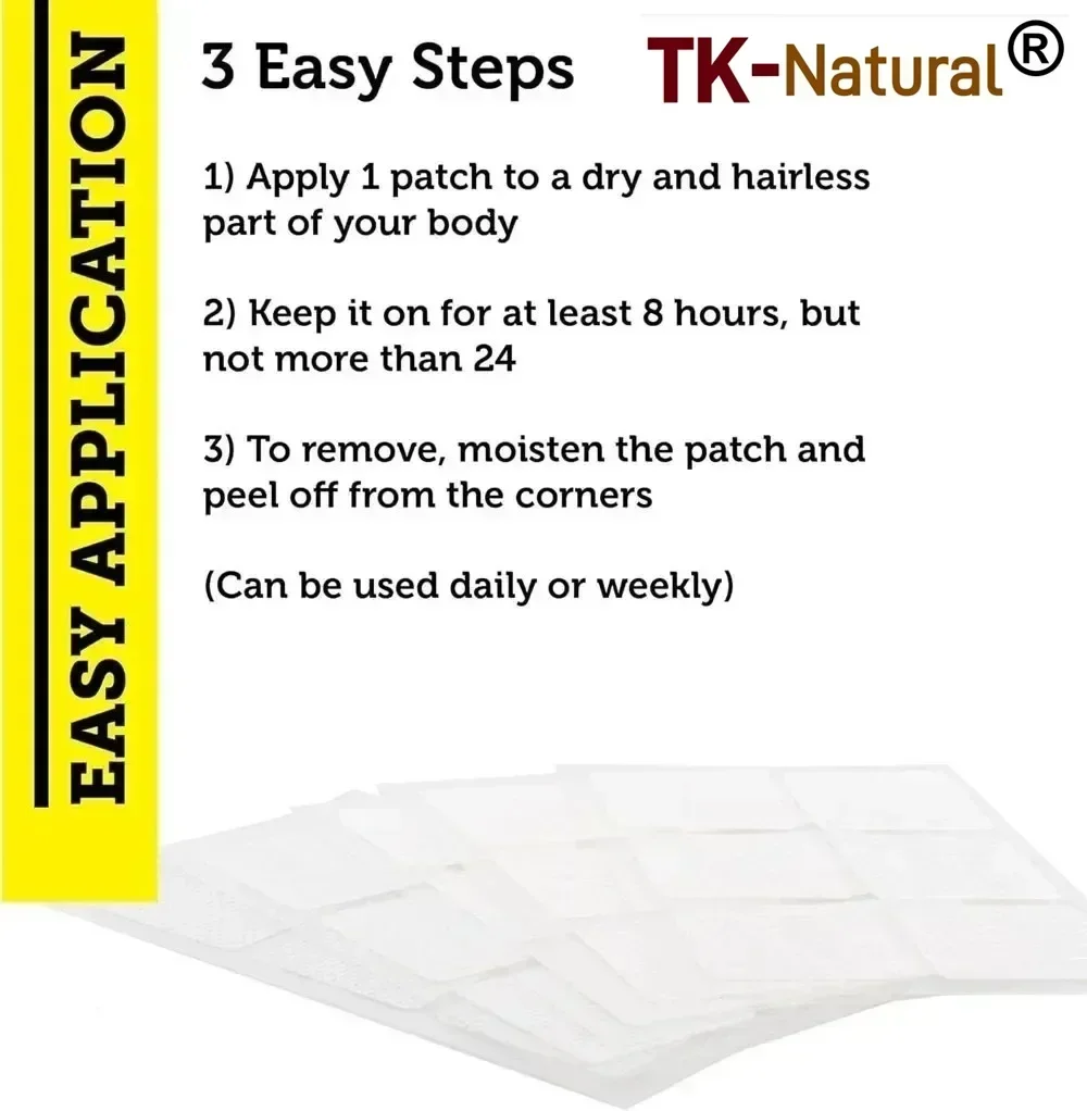 30 Patches Magnesium L-Threonate Transdermal Patches for Focus, Memory, Brain & Sleep Support
