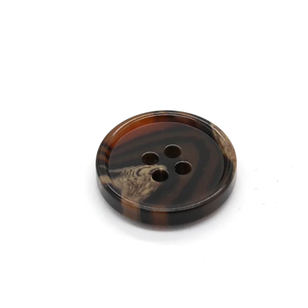 EQUBO 4 Holes 15/18/20/23/25mm Classical Men Suit Horn Resin Buttons for Clothing Fashion Coat Blazer Windbreaker Sewing Supply 6