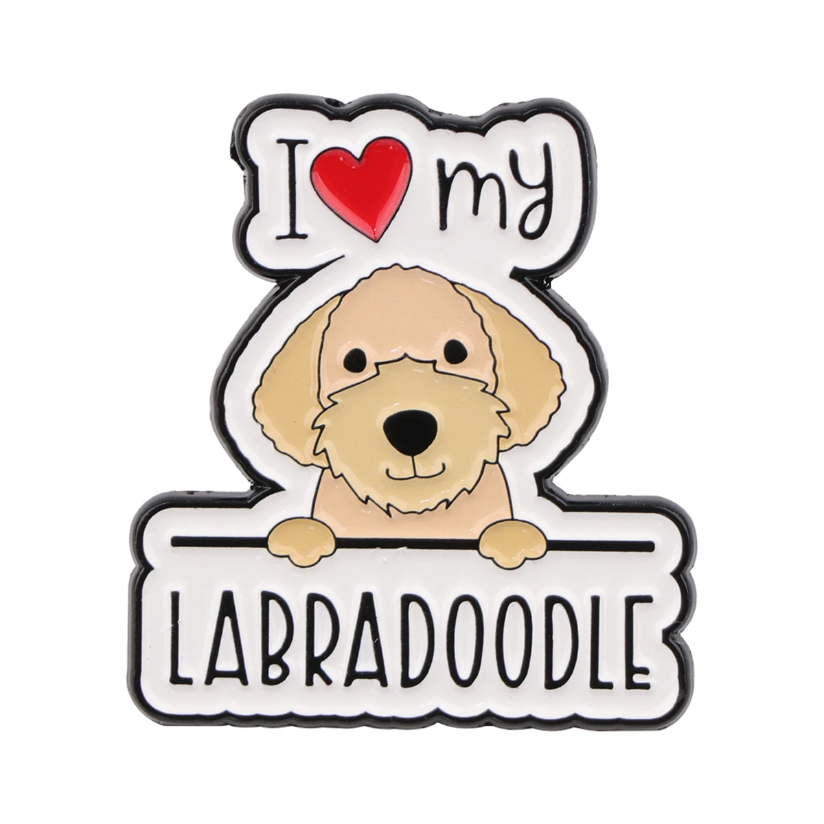 Adorable Cartoon Dog Enamel Pins - Fun Animal Brooches