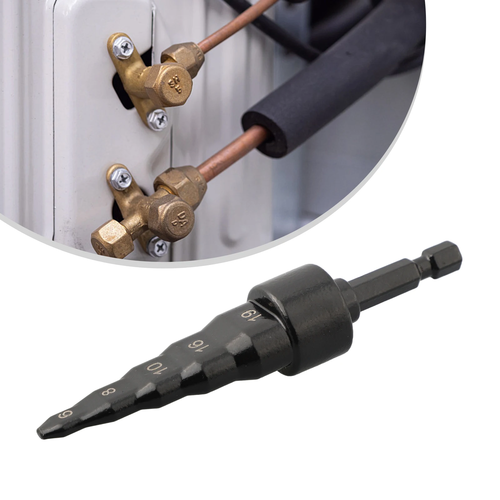 

Repair Tool Air Conditioner Copper Pipe Expander Swaging Drill Bit Set 5 In 1 Swage Tube Expander Soft Copper Tubing Tools