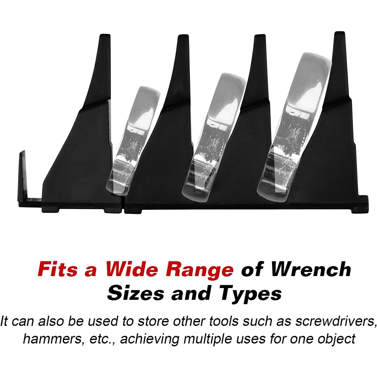 Wrench Organizer for Tool Box Magnetic Wrench Holder Modular Pieces Free Combination Tool Box Widget Keep Wrenches Organized