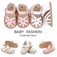 Baby Girl Cross Strap Sandals Summer Outdoor Walking Shoes Beautiful Flower High Quality PU and TPR for 0-9-18 Month Baby BL3024 2