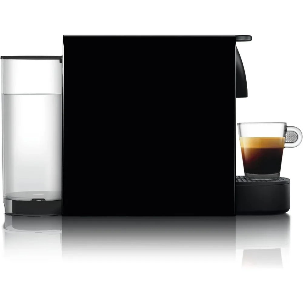 Essenza Mini Espresso Machine Italian Coffee Machine 0.6 Liters Piano Black Coffee Makers of Capsules Maker Capsule Kitchen Home