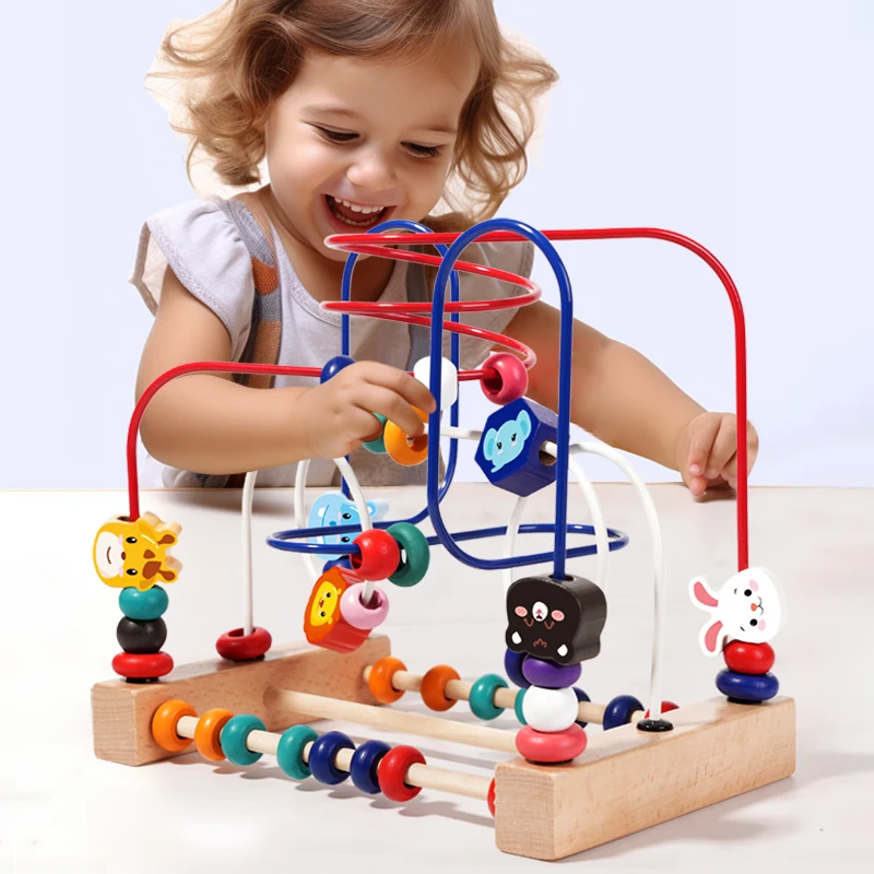 Toddler Educational Bead Blocks Toy 2