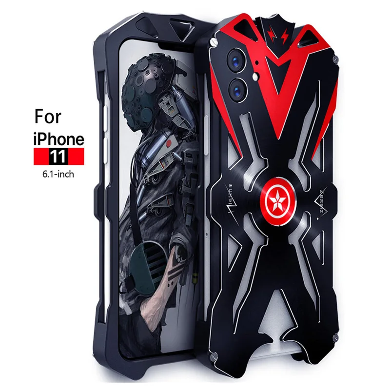 

For Iphone 11 Pro Max Original Zimon Shockproof Heavy Duty Armor Metal Aluminum Phone Case For Iphone 11 Iphone11 Pro Max Case