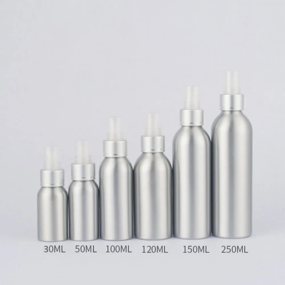 Aluminum Empty Spray Bottle 30ml/50ml/100ml/120ml/150ml/250ml Mini Travel Refillable Perfume Cosmetic Container Sprayer Atomizer perfume bottle,perfume atomizer,refillable bottles,perfume spray bottle