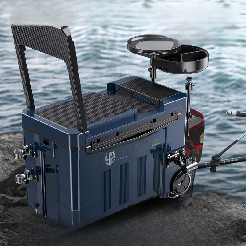 2024 New Rolling Fishing Box, Multi-Purpose Insulated Storage for Ice Fishing, High-Capacity Tackle Organizer, Easy to Carry