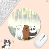 Cartoon B-Bare B-Bear 22x22cm Round Big Promotion Table Mat Student Mousepad Computer Keyboard Pad Games Pad for PC Desk Pad 6