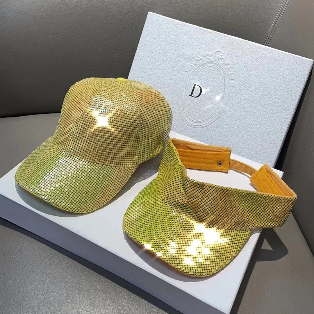 Rhinestone Baseball Cap Ladies Hip Hop Hat Sparkling Full of Diamonds Cool Fashion European and American Style Peaked Cap Ladies