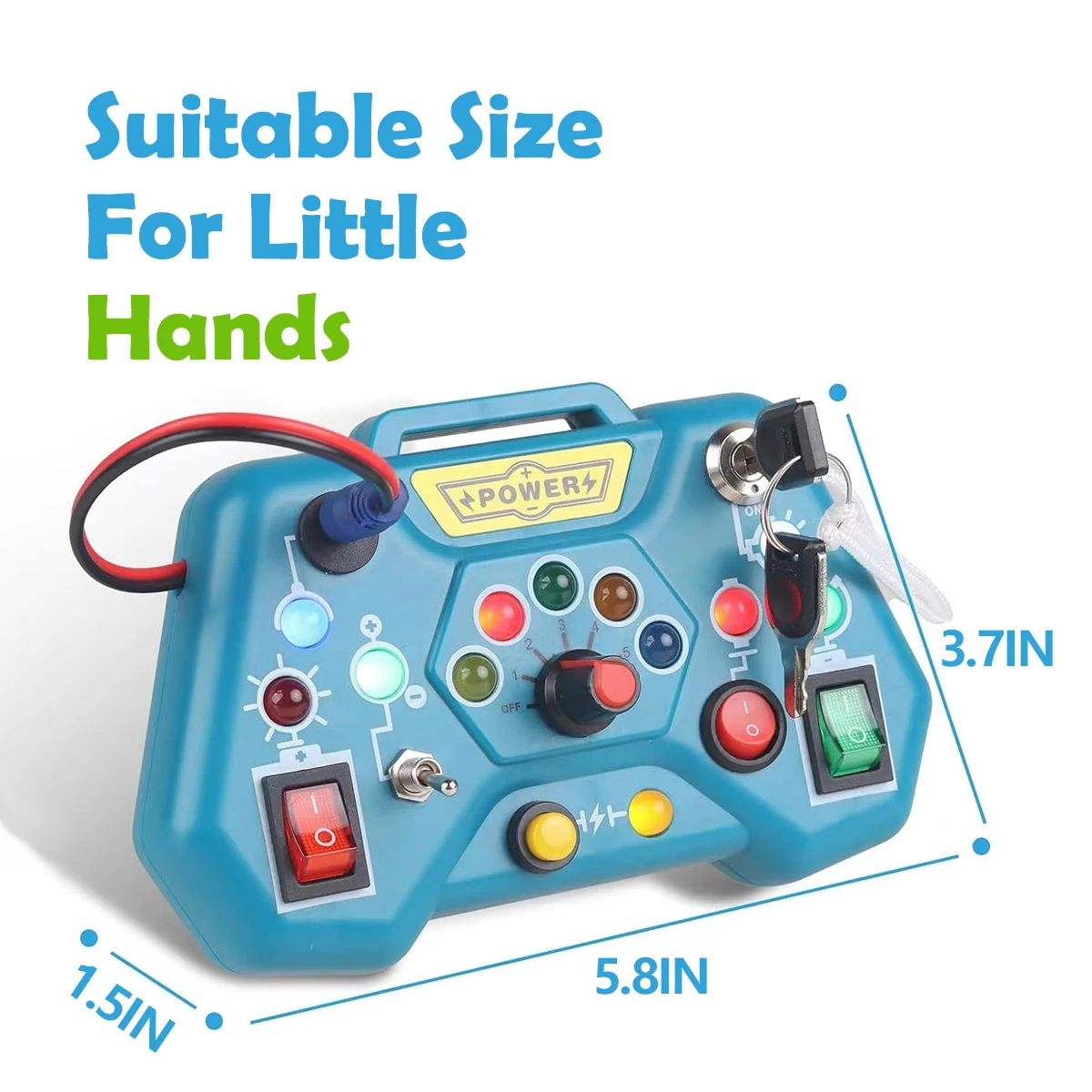 Montessori Busy Board Toys for Toddlers - Educational Learning Gifts for 3-Year-Old Boys & Girls 3