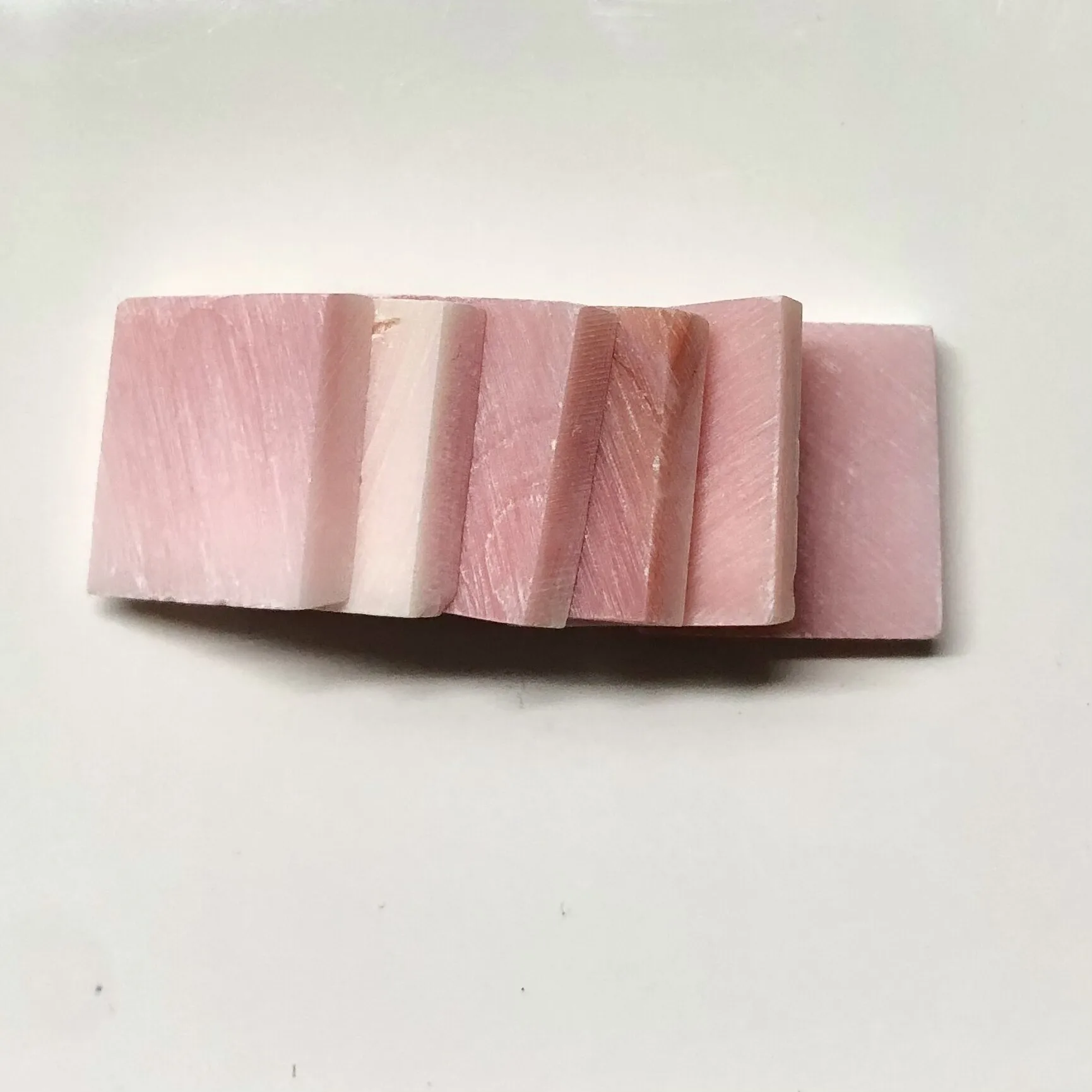 5 개/갑 14x14x3mm 천연 핑크 진주 쉘 슬라이스 악기 액세서리 DIY 쥬얼리 만들기 반지 펜던트