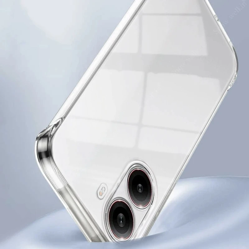 Frameless Ultra-Thin PC Hard Case - Clear Shockproof Back Cover