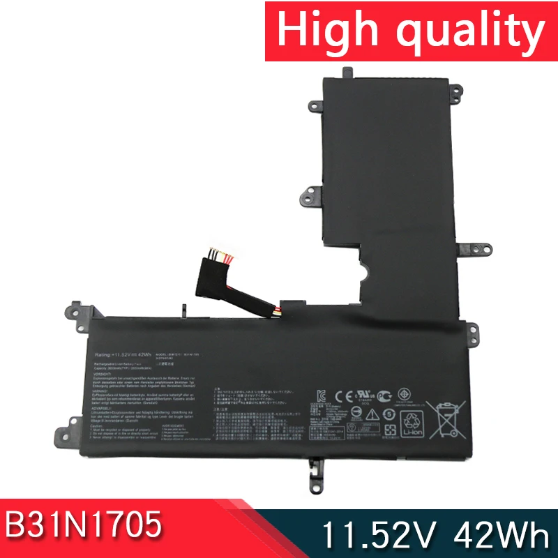 

NEW B31N1705 11.52V 42Wh Battery For ASUS VivoBook Flip TP410 TP410UA TP410UAR TP410UF TP410UR ZenBook Flip 14 Q405UA UX460UA