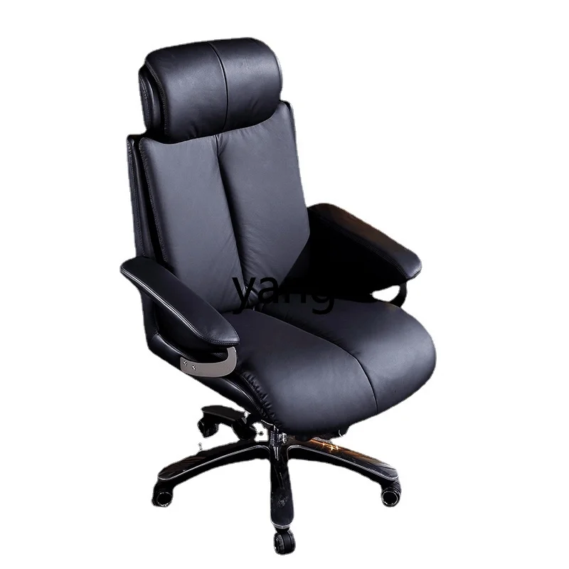 

CX Leather Household Minimalist Comfortable Computer Chair Office High Back Business Chair