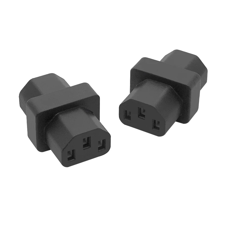 C13-C13 AC Power Adapter IEC320 C13 TO C13 Wire Cord Connector Converter Male To Female Socket Chassis Server Conversion Plug