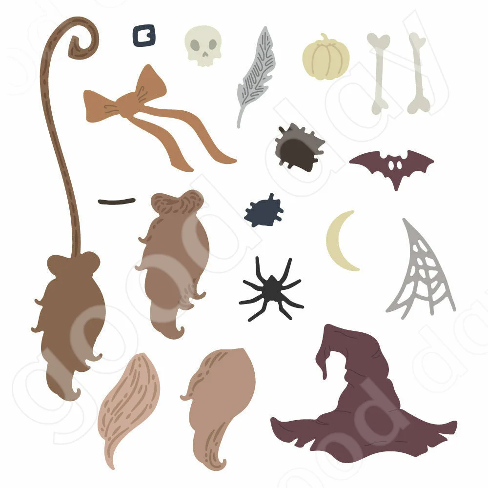 

New Arrival Toil & Trouble Metal Cutting Dies Scrapbook Diary Decoration Embossing Template Diy Greeting Card Handmade Hot Sale