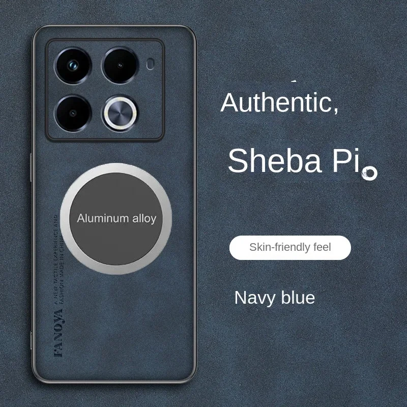 Sheep Skin Leather Case For Infinix Note 40 Pro Case Magnetic Car Protective Case For Infinix.jpg Sheep Skin Leather Case For Infinix Note 40 Pro Case Magnetic Car Protective Case For Infinix.jpg