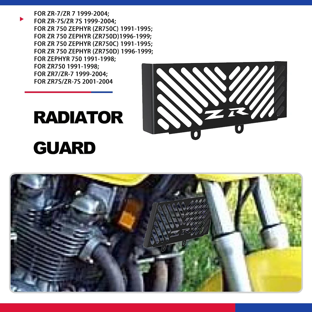 Per Kawasaki Zr7 Zr-7/Zr 7 Zr-7S/Zr 7S 1999 2000 2001 2002 2003 2004 Copertura Della Griglia Del Radiatore Del Motociclo Protezione Del Radiatore Dell