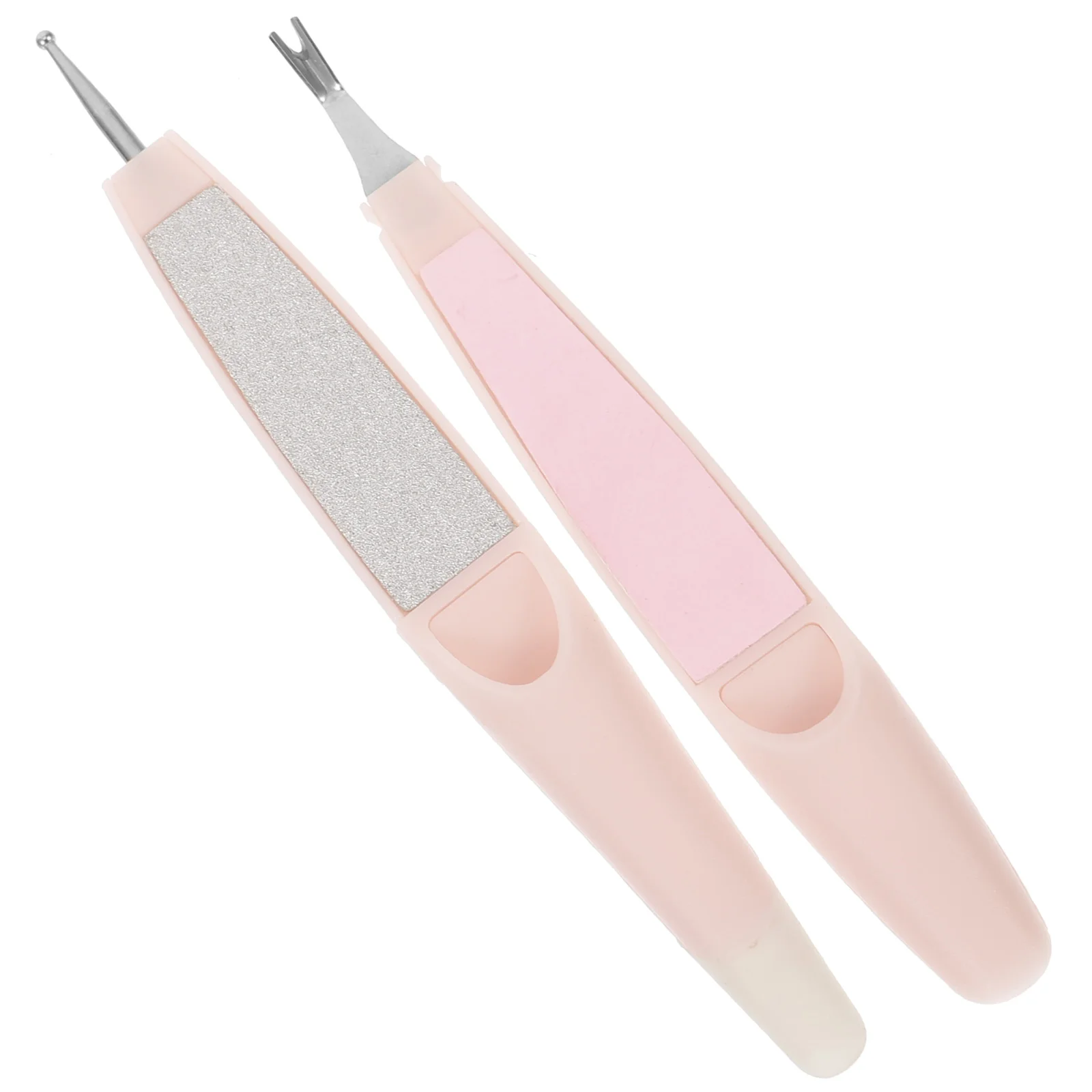 

Multipurpose Manicure Tool Nail Pusher Cuticle Drill Bit File Trimmer Remover Abs